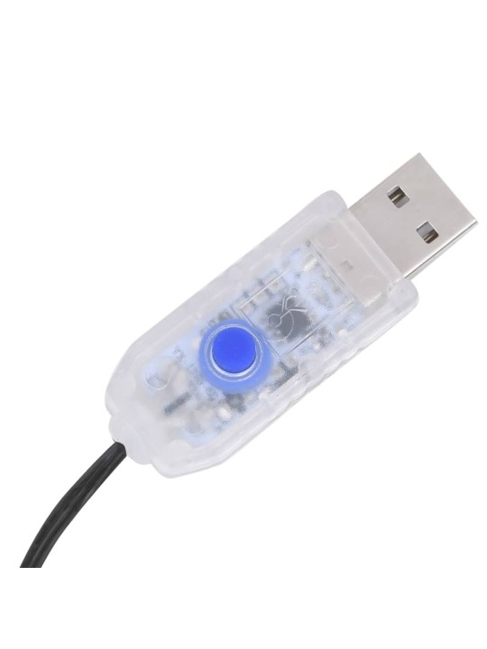 Světelná síť na vánoční stromek 150 barevných LED diod 150 cm