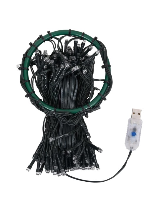 Světelná síť na vánoční stromek 180 barevných LED diod 180 cm