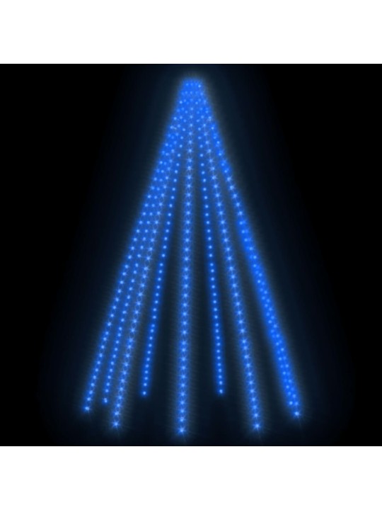 Světelná síť na vánoční stromek 400 modrých LED diod 400 cm
