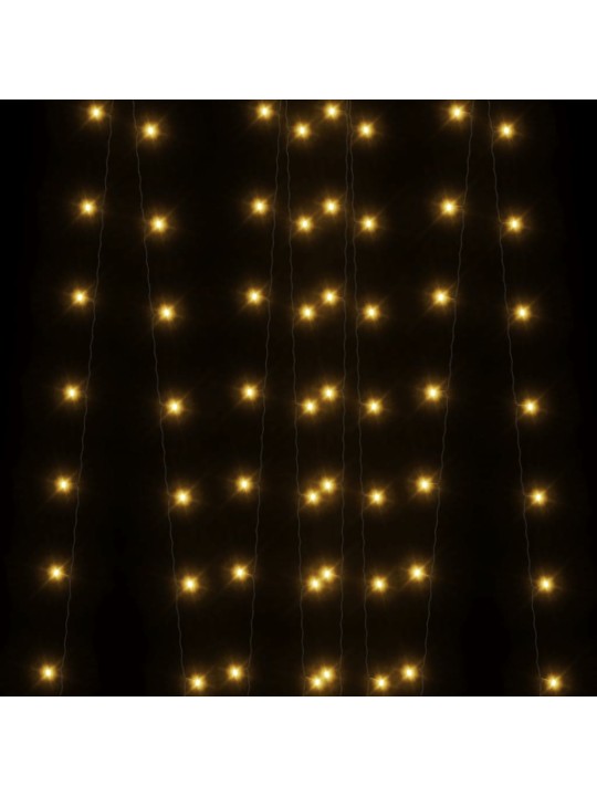 Solární světelné řetězy 2 ks 2x200 LED teplé bílé dovnitř i ven