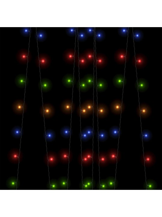Solární světelné řetězy 2ks 2x200 LED pestrobarevné dovnitř/ven