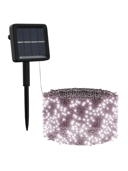 Solární světelné řetězy 5 ks 5x200 LED teplé bílé dovnitř i ven