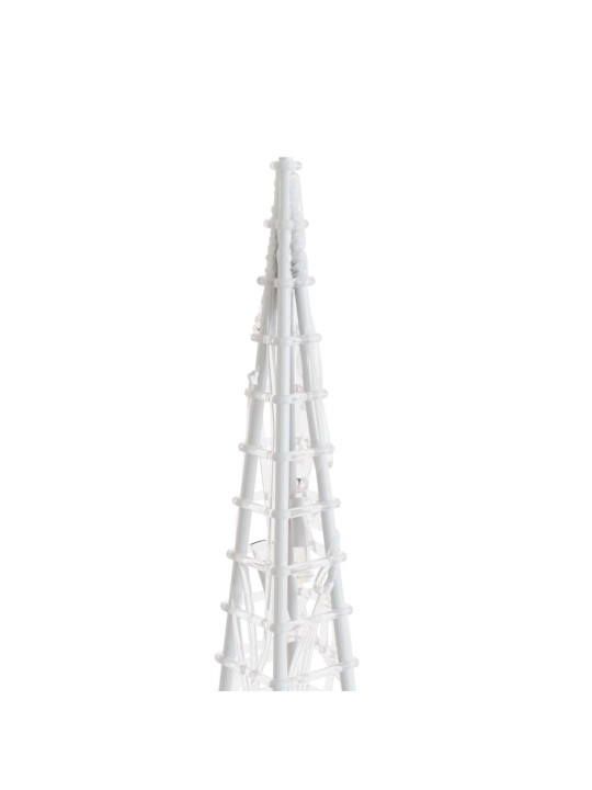 Akrylový dekorativní světelný LED kužel teplý bílý 90 cm