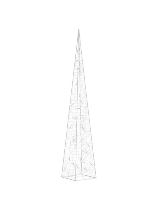 Akrylový dekorativní světelný LED kužel vícebarevný 90 cm