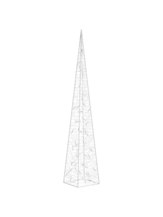 Akrylový dekorativní světelný LED kužel modrý 120 cm