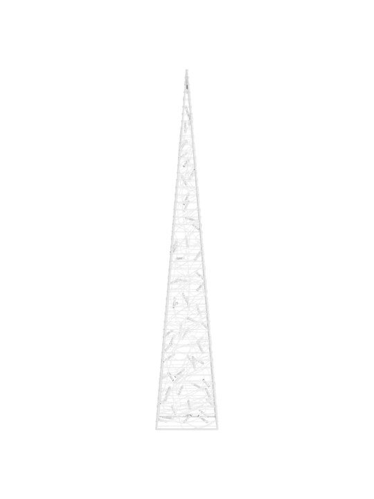 Akrylový dekorativní světelný LED kužel modrý 120 cm