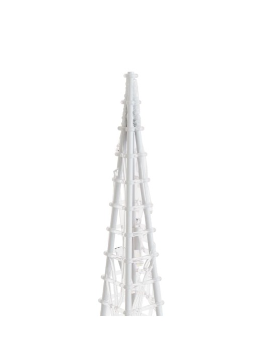 Akrylový dekorativní světelný LED kužel modrý 120 cm