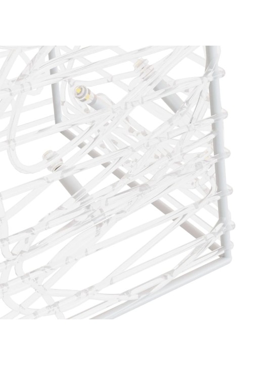 Akrylový dekorativní světelný LED kužel modrý 120 cm