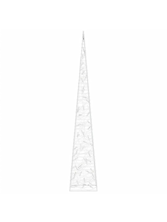 Akrylový dekorativní světelný LED kužel vícebarevný 120 cm