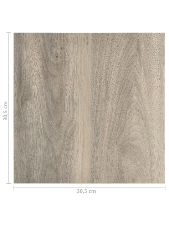 Samolepicí podlahové desky 20 ks PVC 1,86 m² taupe