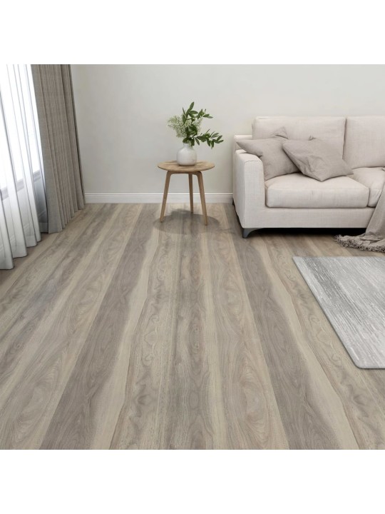 Samolepicí podlahové desky 20 ks PVC 1,86 m² taupe