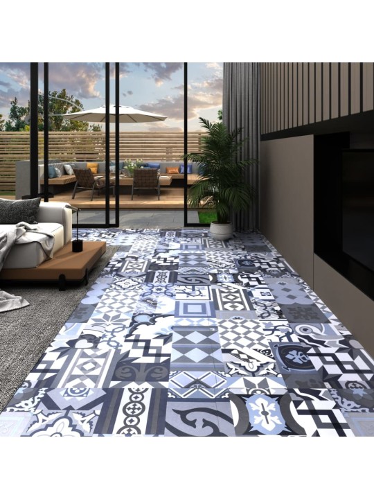 Samolepicí podlahové desky 20 ks PVC 1,86 m² barevný vzor