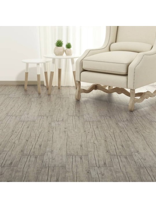 Samolepicí podlahová krytina PVC 5,21 m² 2 mm dub bělený