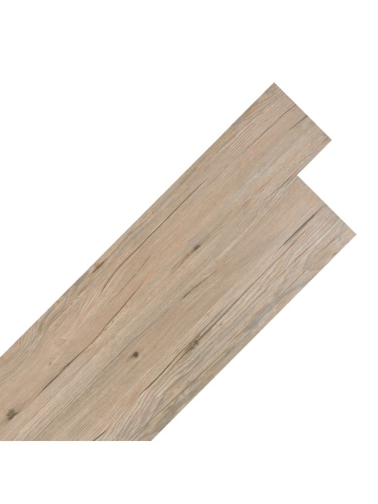 Samolepicí podlahová krytina PVC 5,21 m² 2 mm dub hnědý