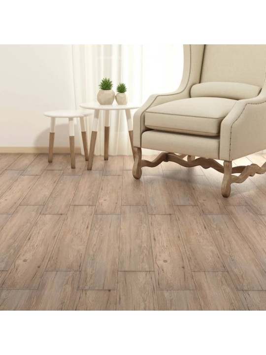 Samolepicí podlahová krytina PVC 5,21 m² 2 mm dub hnědý