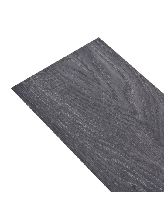Samolepící podlahová krytina PVC 5,21 m² 2 mm černá a bílá