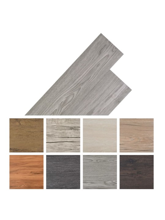 Samolepicí podlahová krytina PVC 5,21 m² 2 mm tmavě šedá