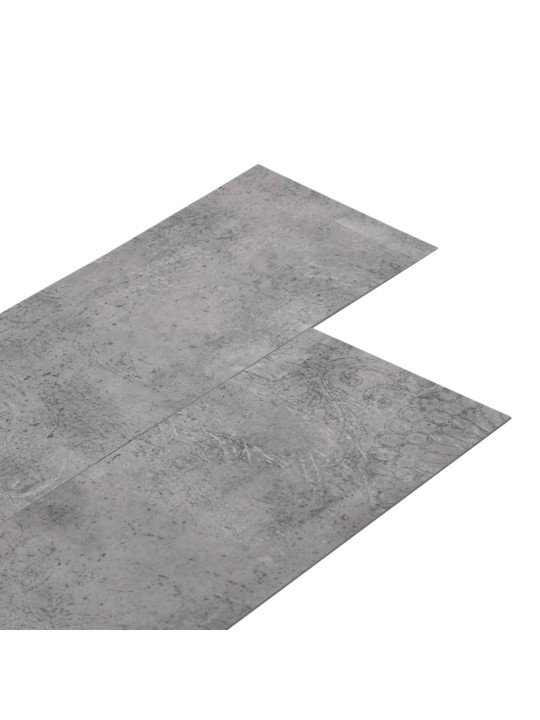 Samolepicí podlahová krytina PVC 5,21 m² 2 mm cementově hnědá