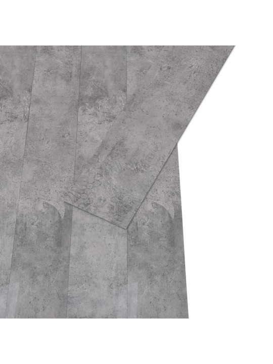 Samolepicí podlahová krytina PVC 5,21 m² 2 mm cementově hnědá