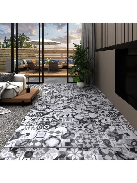 Samolepicí podlahová krytina pvc 5,21 m² 2 mm šedý vzor