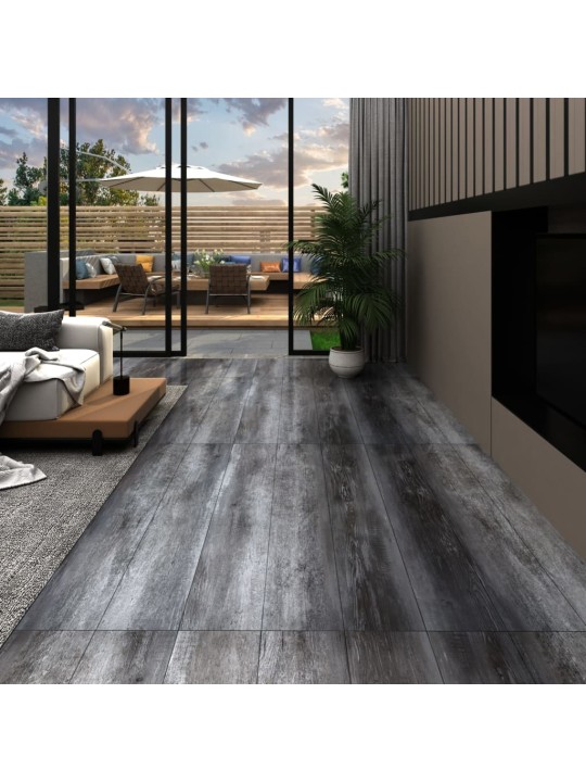 Samolepicí podlahová krytina PVC 5,21 m² 2 mm lesklá šedá