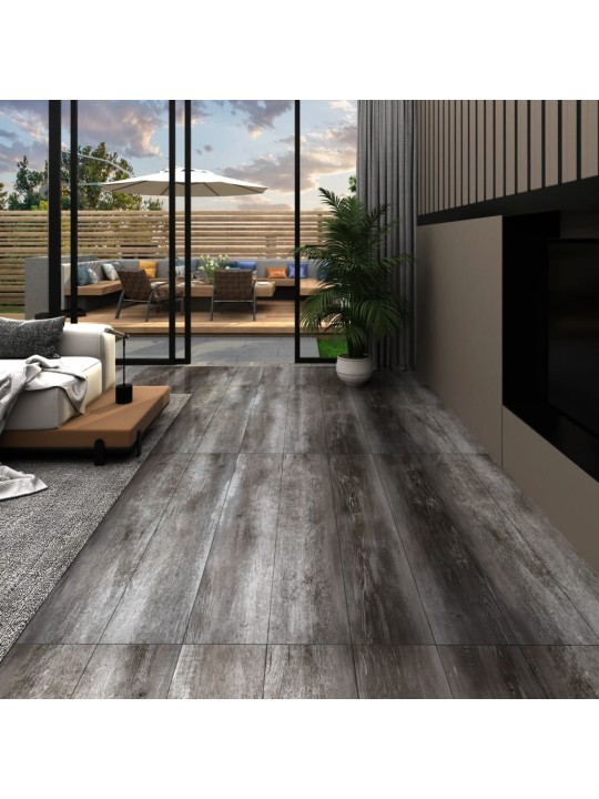 Samolepicí podlahová krytina PVC 5,21 m² 2 mm pruhované dřevo