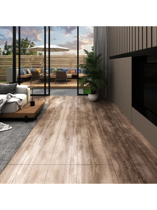 Samolepicí podlahová krytina PVC 5,21 m² 2 mm bělené dřevo