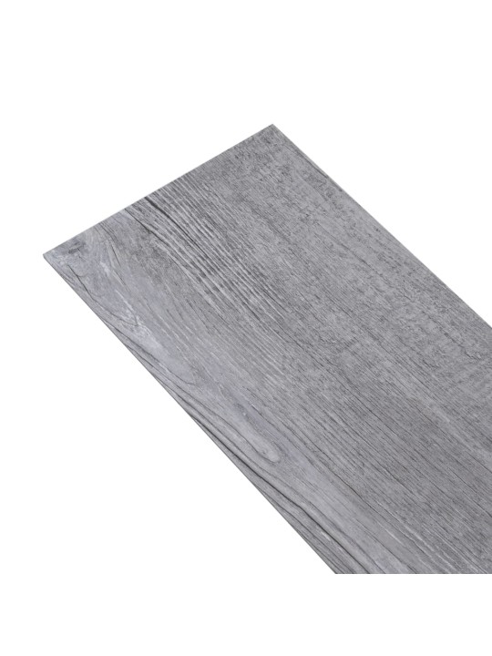 Samolepicí podlahová krytina PVC 5,21 m² 2 mm matné šedé dřevo