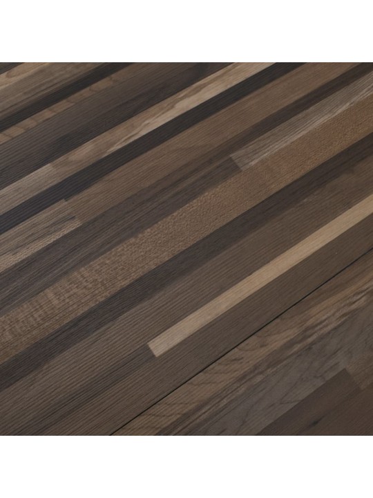 Samolepicí podlahová krytina PVC 5,21 m² 2 mm pruhovaná hnědá