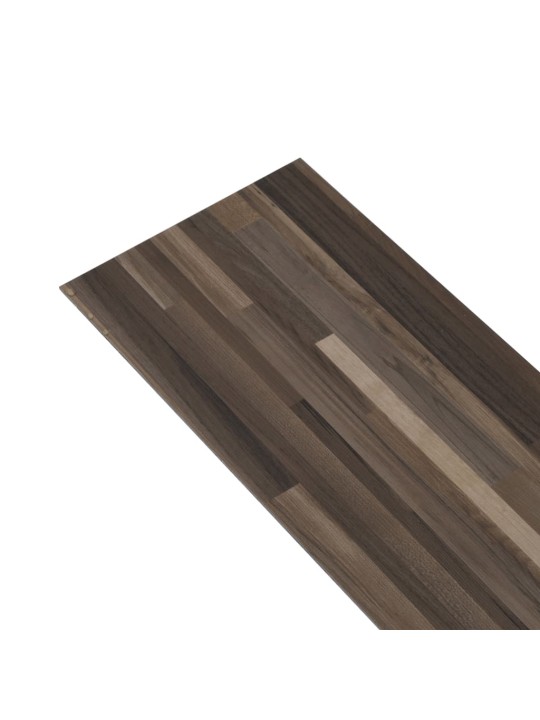 Samolepicí podlahová krytina PVC 5,21 m² 2 mm pruhovaná hnědá