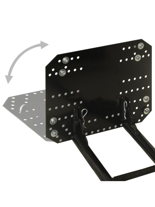 Sněžný pluh pro ATV 115 x 38 cm černý