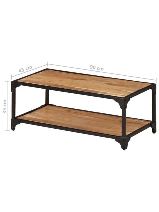 Konferenční stolek 90 x 45 x 35 cm masivní akáciové dřevo