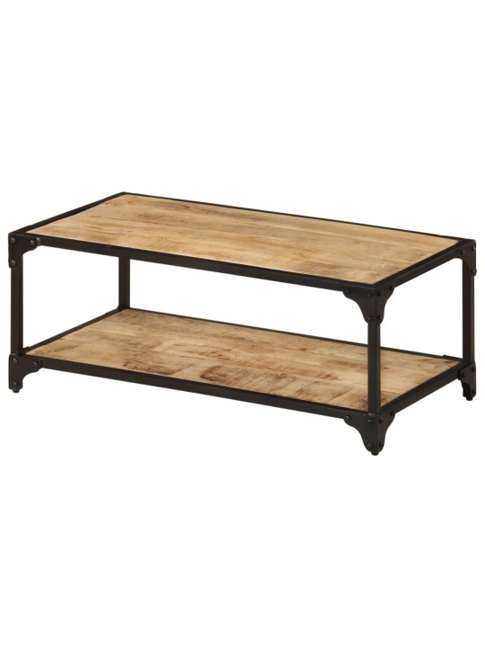 Konferenční stolek 90 x 45 x 35 cm masivní hrubý mangovník