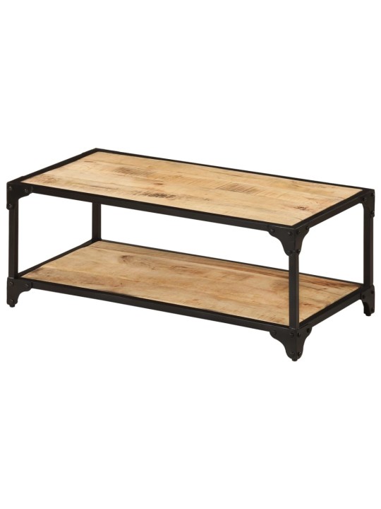 Konferenční stolek 90 x 45 x 35 cm masivní hrubý mangovník