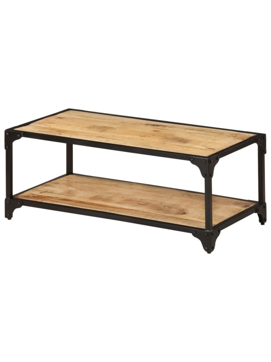 Konferenční stolek 90 x 45 x 35 cm masivní hrubý mangovník