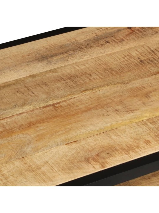 Konferenční stolek 90 x 45 x 35 cm masivní hrubý mangovník