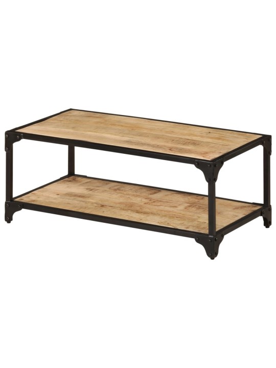 Konferenční stolek 90 x 45 x 35 cm masivní hrubý mangovník