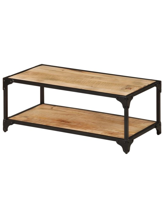Konferenční stolek 90 x 45 x 35 cm masivní hrubý mangovník