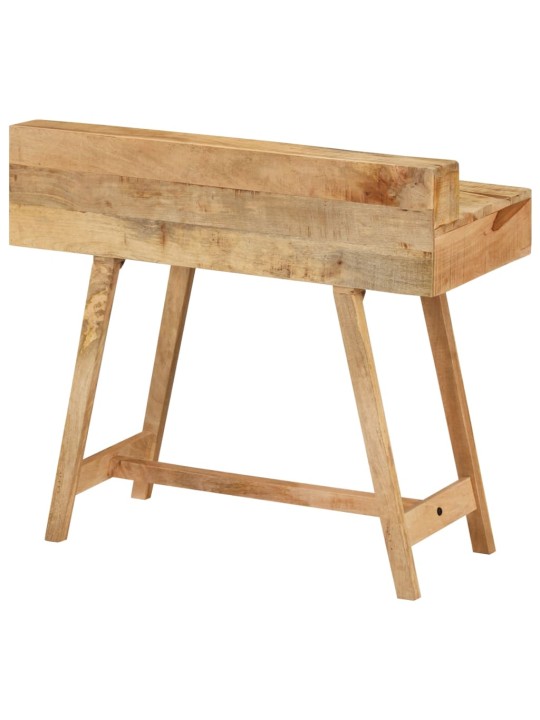 Psací stůl 100 x 45 x 90 cm masivní hrubé mangovníkové dřevo