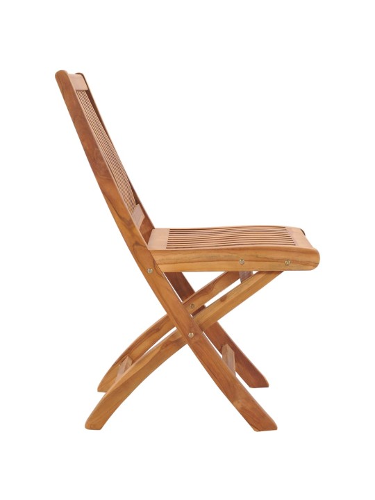 Skládací zahradní židle 8 ks masivní teak