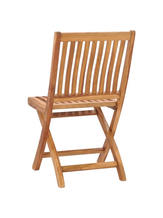 Skládací zahradní židle 8 ks masivní teak