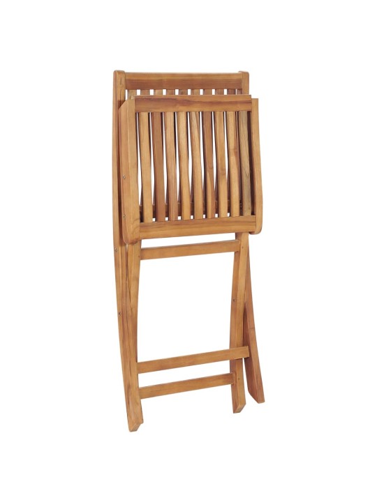 Skládací zahradní židle 8 ks masivní teak
