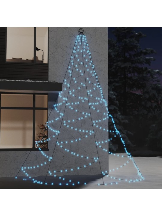 Nástěnný stromek s kovovým hákem 720 LED diod studená bílá 5 m