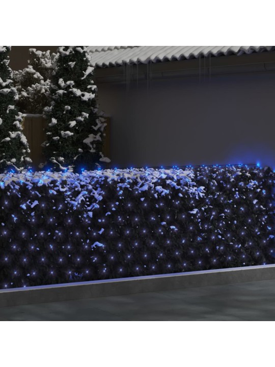 Vánoční světelná síť modrá 4 x 4 m 544 LED vnitřní i venkovní