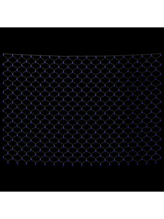 Vánoční světelná síť modrá 4 x 4 m 544 LED vnitřní i venkovní