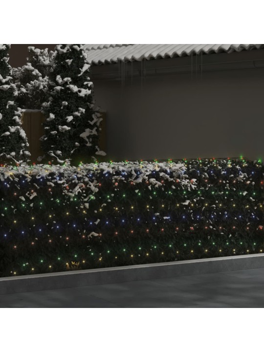 Vánoční světelná síť barevná 4 x 4 m 544 LED vnitřní i venkovní
