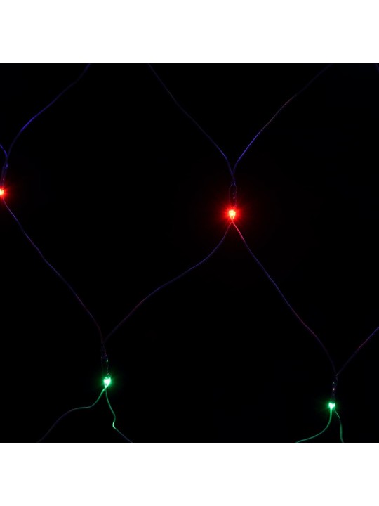 Vánoční světelná síť barevná 4 x 4 m 544 LED vnitřní i venkovní