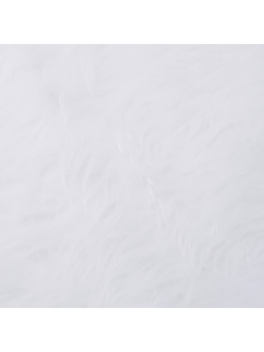 Podložka pod vánoční stromek bílá 90 cm umělá kůže