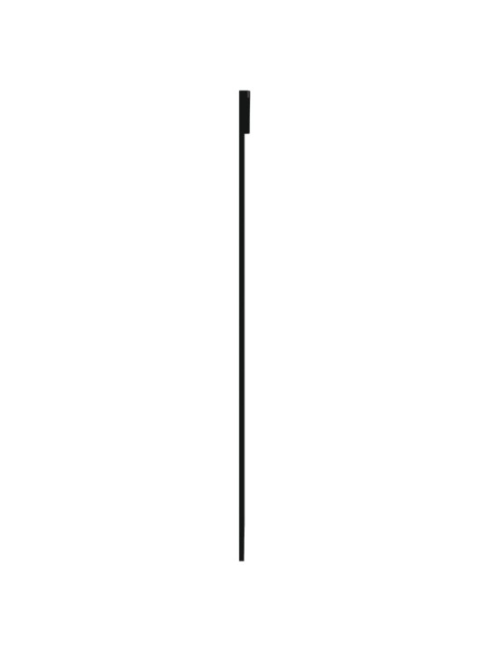Posuvné dveře ESG sklo a hliník 102 x 205 cm černé