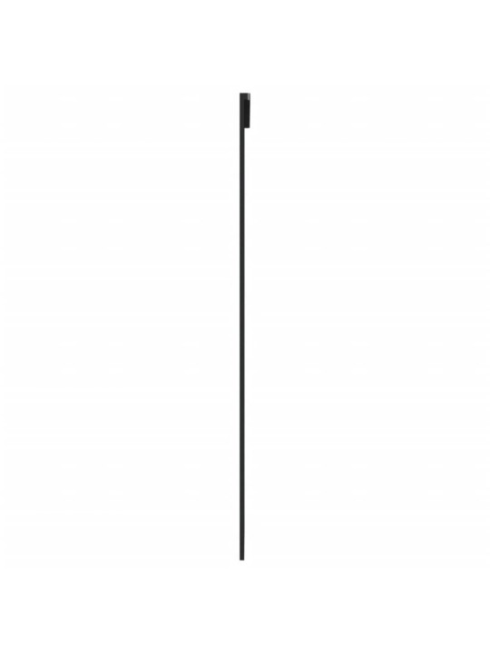 Posuvné dveře ESG sklo a hliník 76 x 205 cm černé